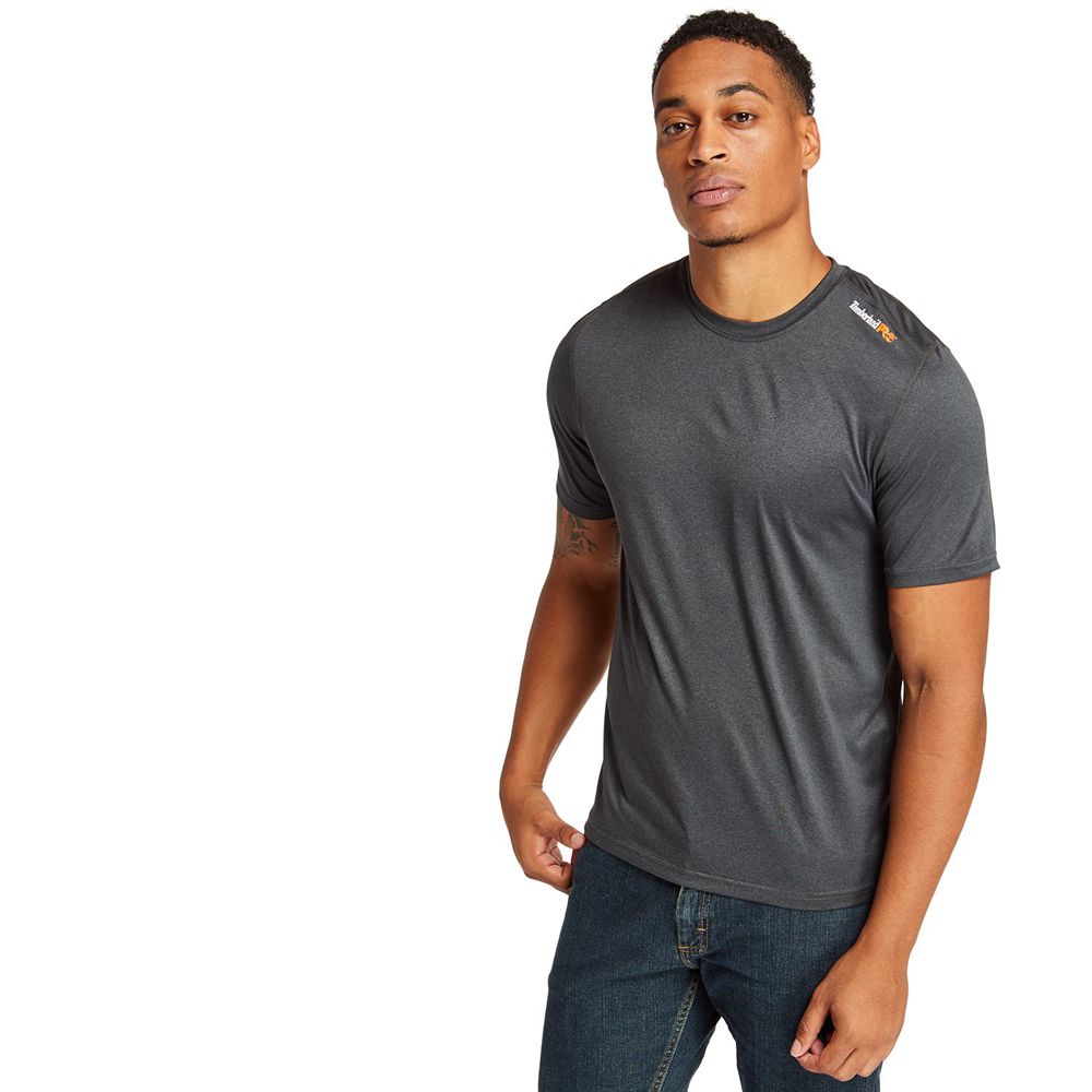 Camisetas Timberland Hombre Pro® Wicking Good Sport Work Gris Oscuro - Chile OTN-385069